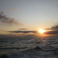 sunset approaching Icy Bay